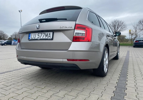 Skoda Octavia cena 62000 przebieg: 177000, rok produkcji 2017 z Lublin małe 407